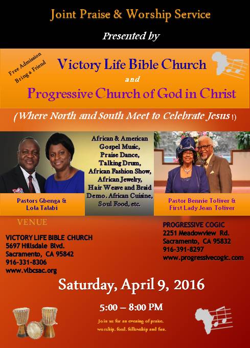 Praise and Worship Flyer April 2016