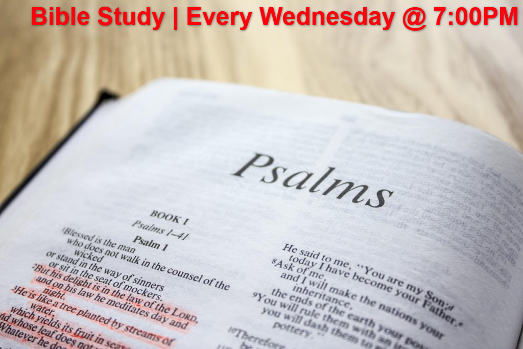 Bible Study | Every Wednesday @ 7:00PM